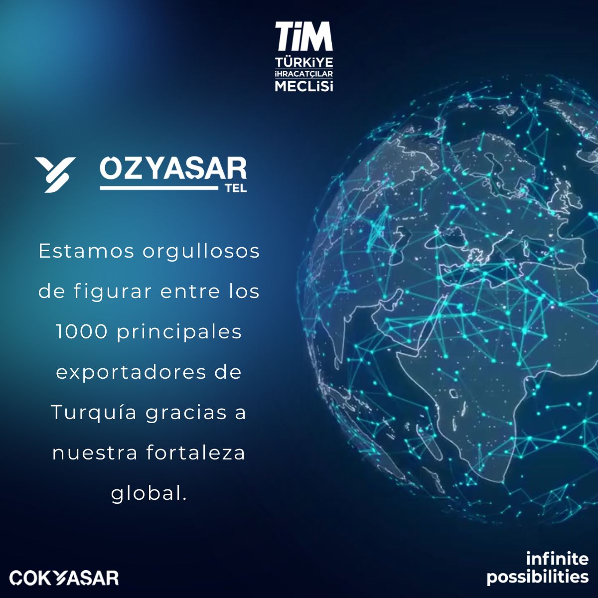 ¡Nos enorgullece estar entre los Primeros 1000 Exportadores de Turquía!