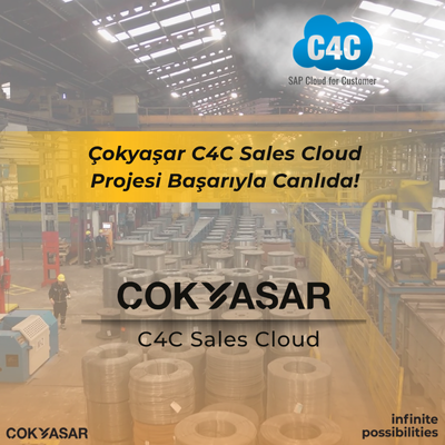C4C Sales Cloud Projesi ile Satış Süreçlerini Dijitalleştirdik.